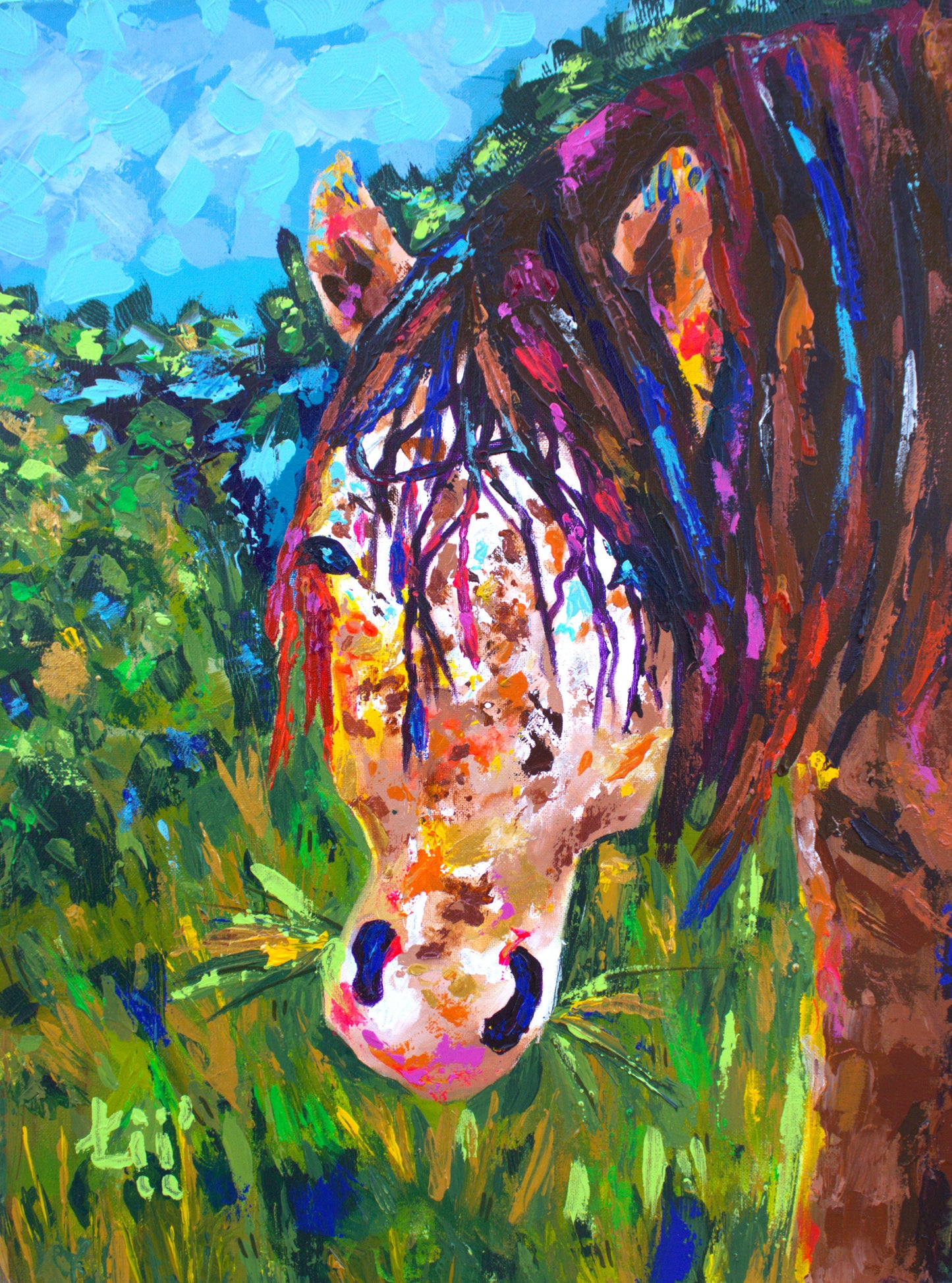 łįįʼ (18"x24") Original Painting