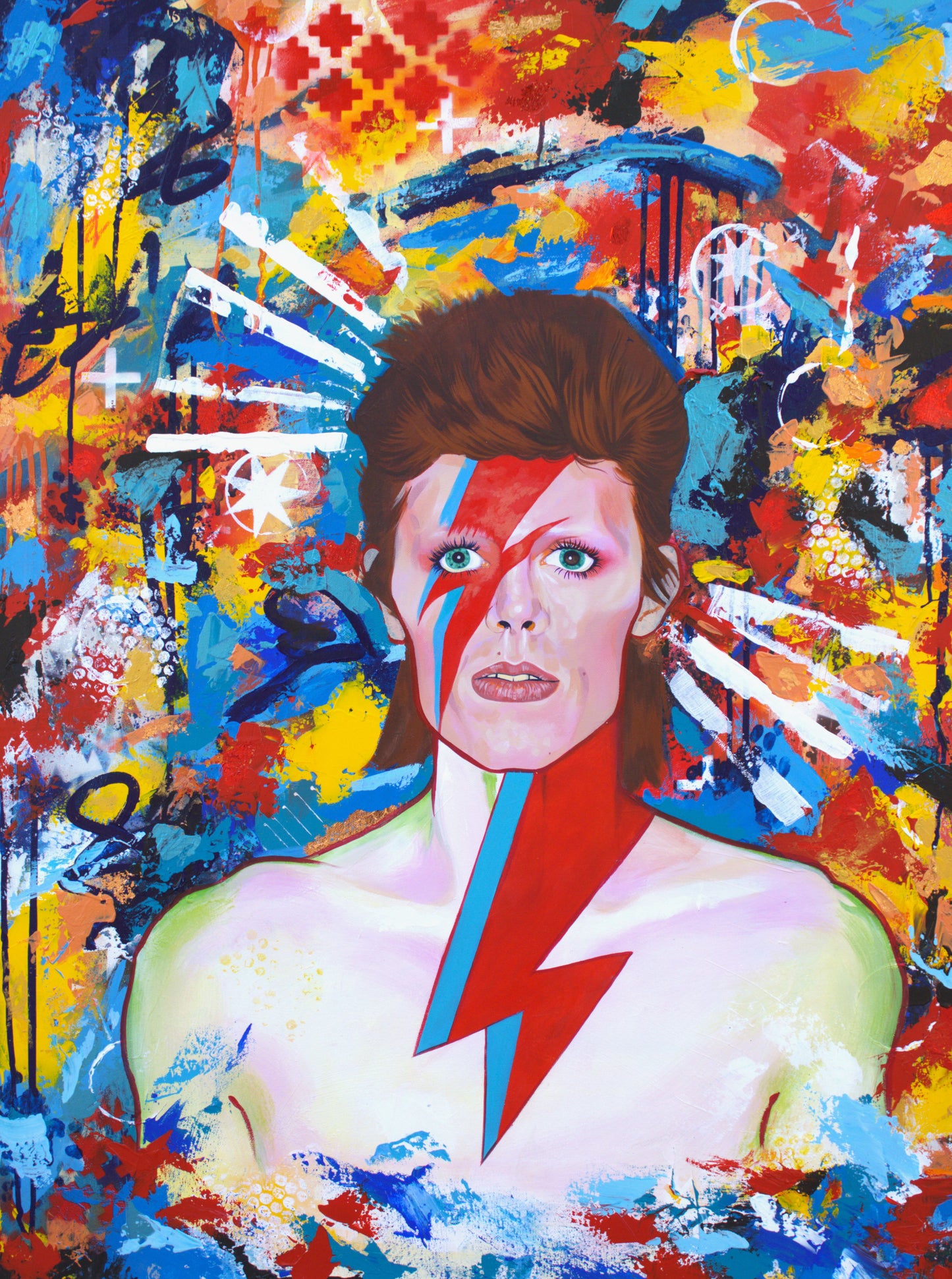 Native Bowie (8"x10")