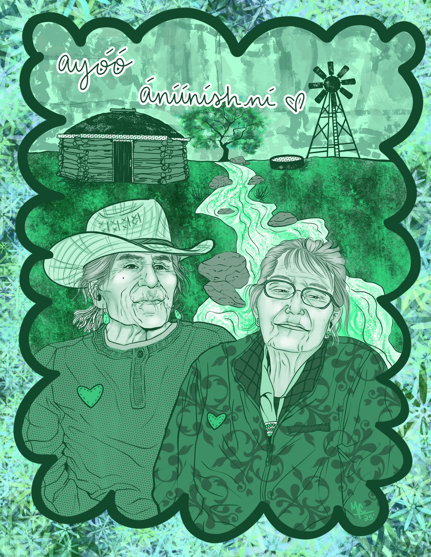 Timeless Lovers (5"x7")