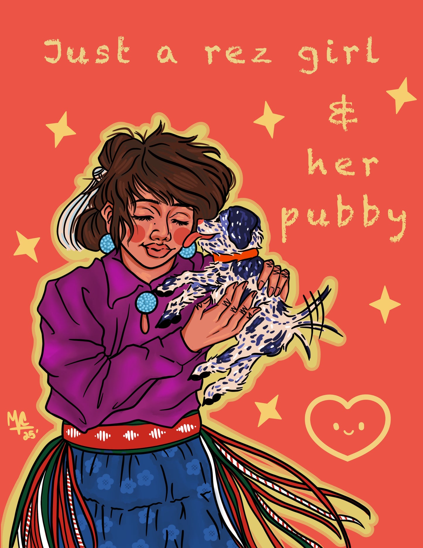 Pubby and Me (8"x10")