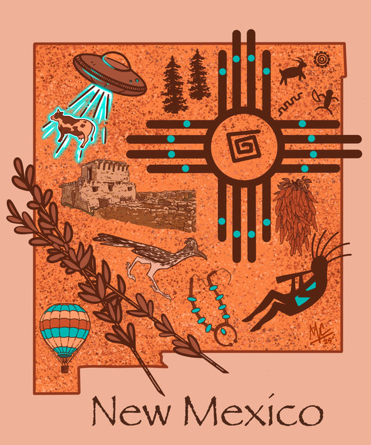 New Mexico (11"x14")