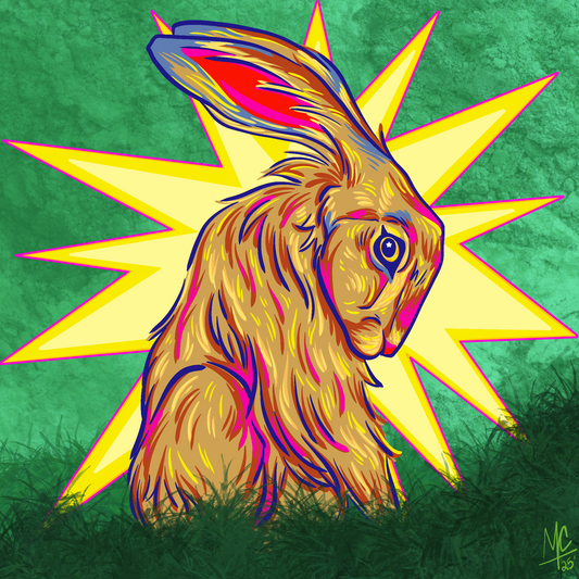 Rabbit #1 (8.5"x8.5")
